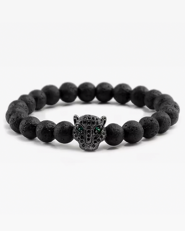 Leopard Bead Bracelet