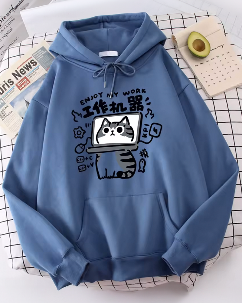 Japanese Cat Hoodie