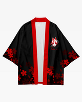 Black And Red Haori