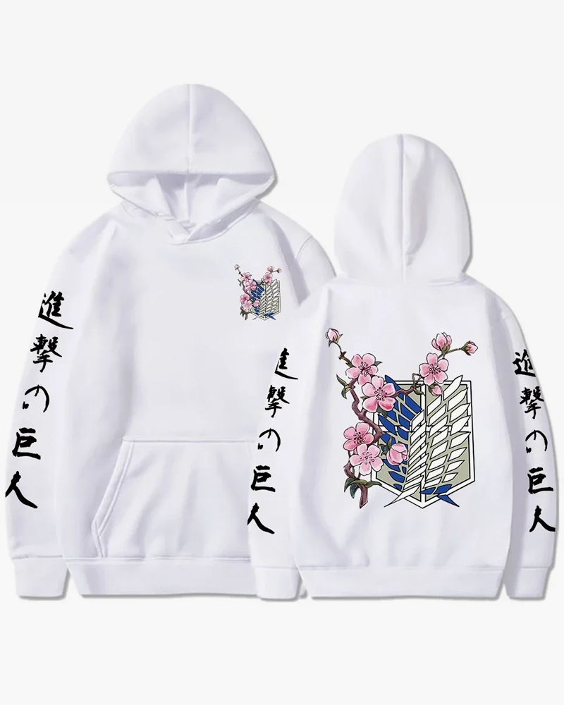 Attack On Titan Cherry Blossom Hoodie