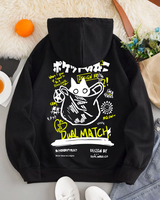 Japanese Cat Hoodie Man