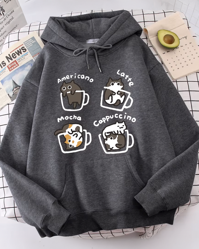 Coffee Cats Hoodie