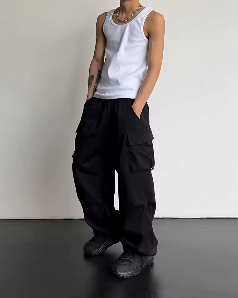 Mens Baggy Cargo Pants