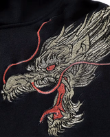 Embroidered Dragon Hoodie