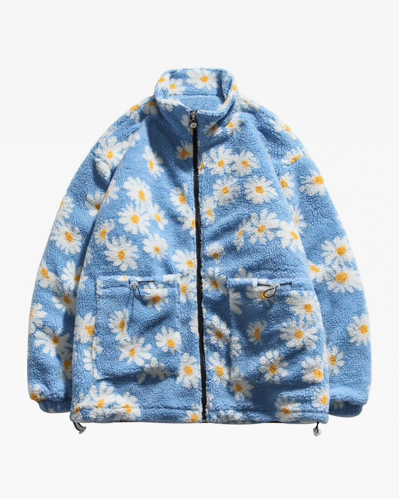 Flower Fleece Jacket