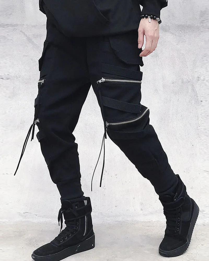 Zip Pocket Cargo Pants