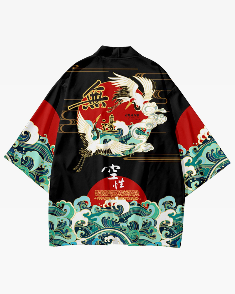 Printed Kimono Jacket