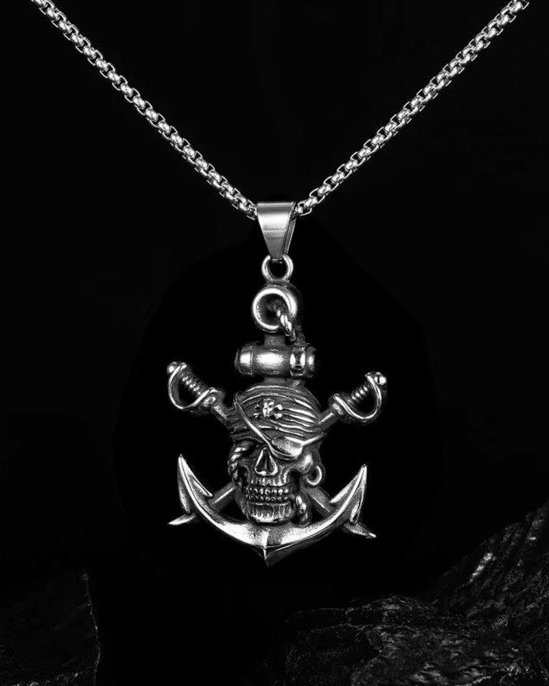 Pirate Skull Necklace