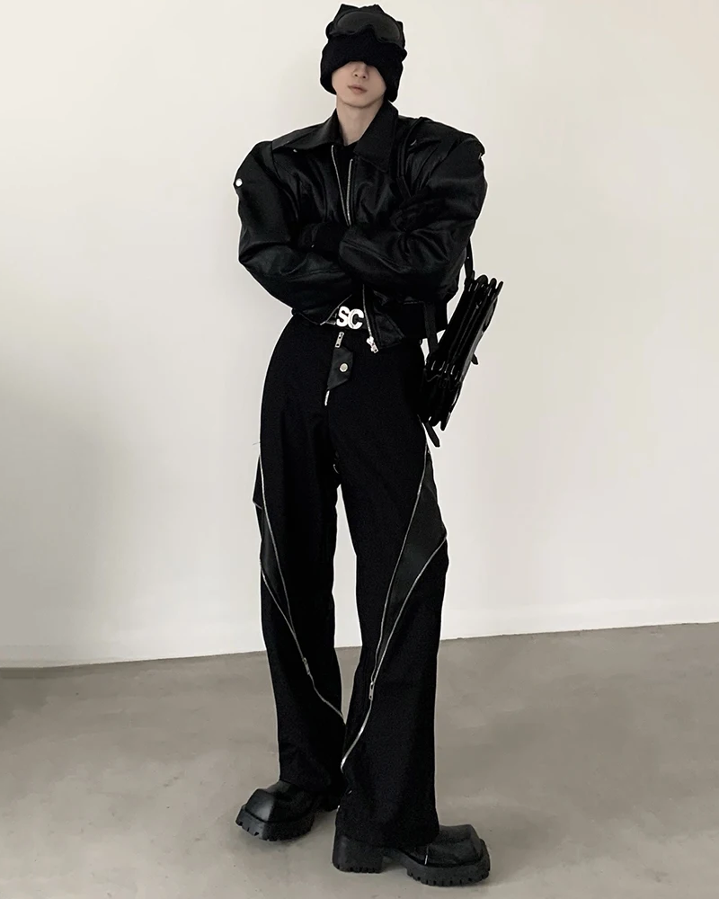 Men's Oversized Leather Jacket