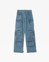 Blue Cargo Jeans