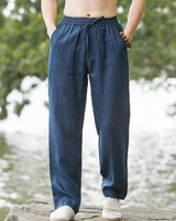 Linen Beach Pants Mens