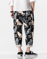 Cat Print Pants