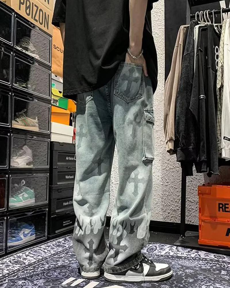 Jeans With Crosses