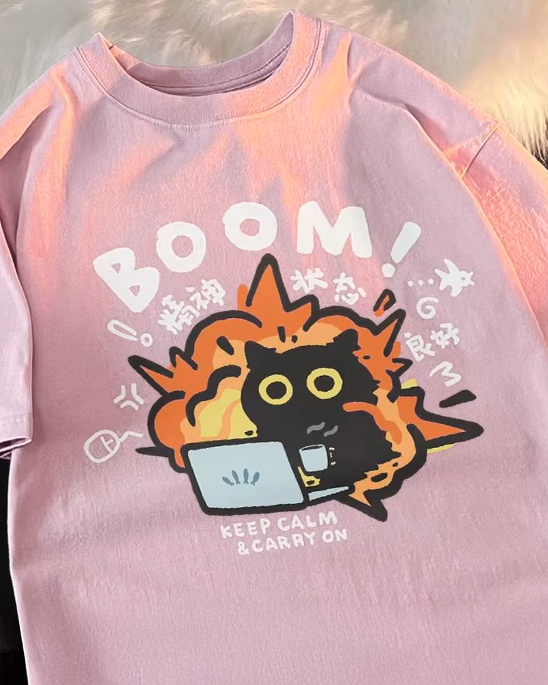 "BOOM" Cat Shirt