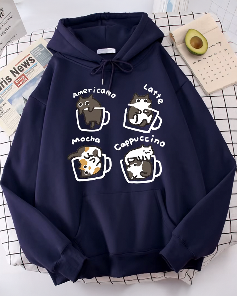 Coffee Cats Hoodie