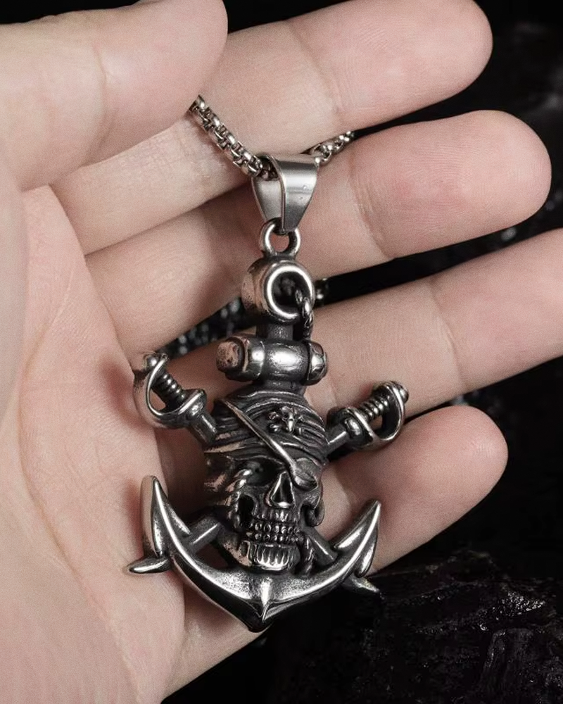 Pirate Skull Necklace