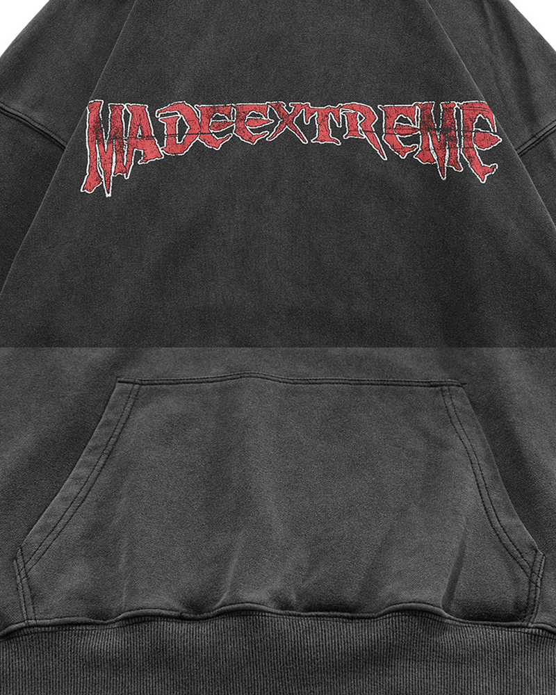 Washed Black Hoodie