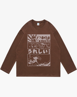 Japanese Long Sleeve T Shirt