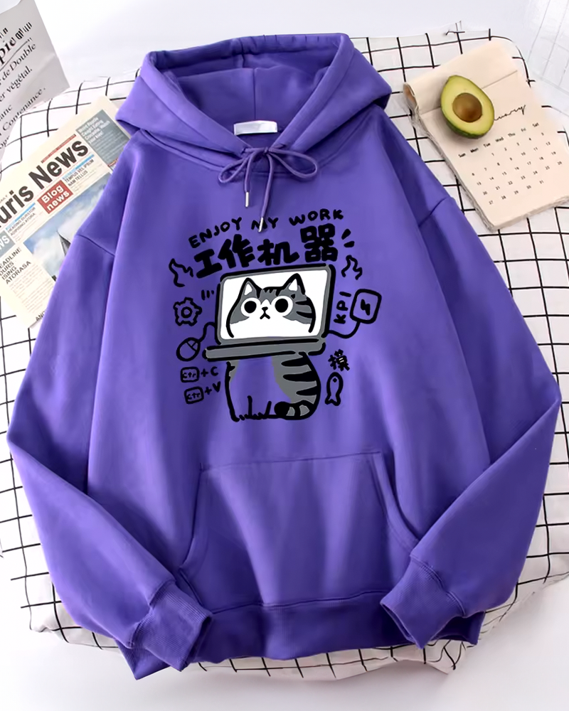 Japanese Cat Hoodie