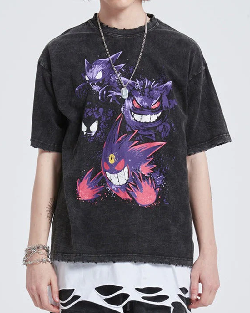 Gengar Shirt Yokai Clothing