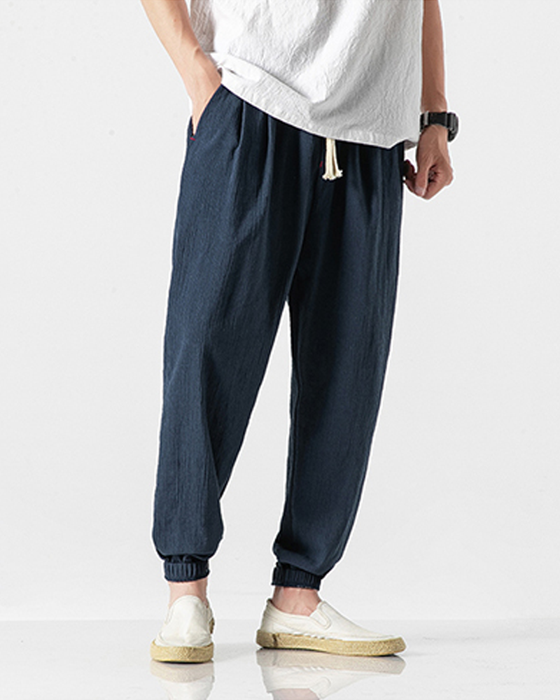 Japanese Linen Pants | Yokai Clothing