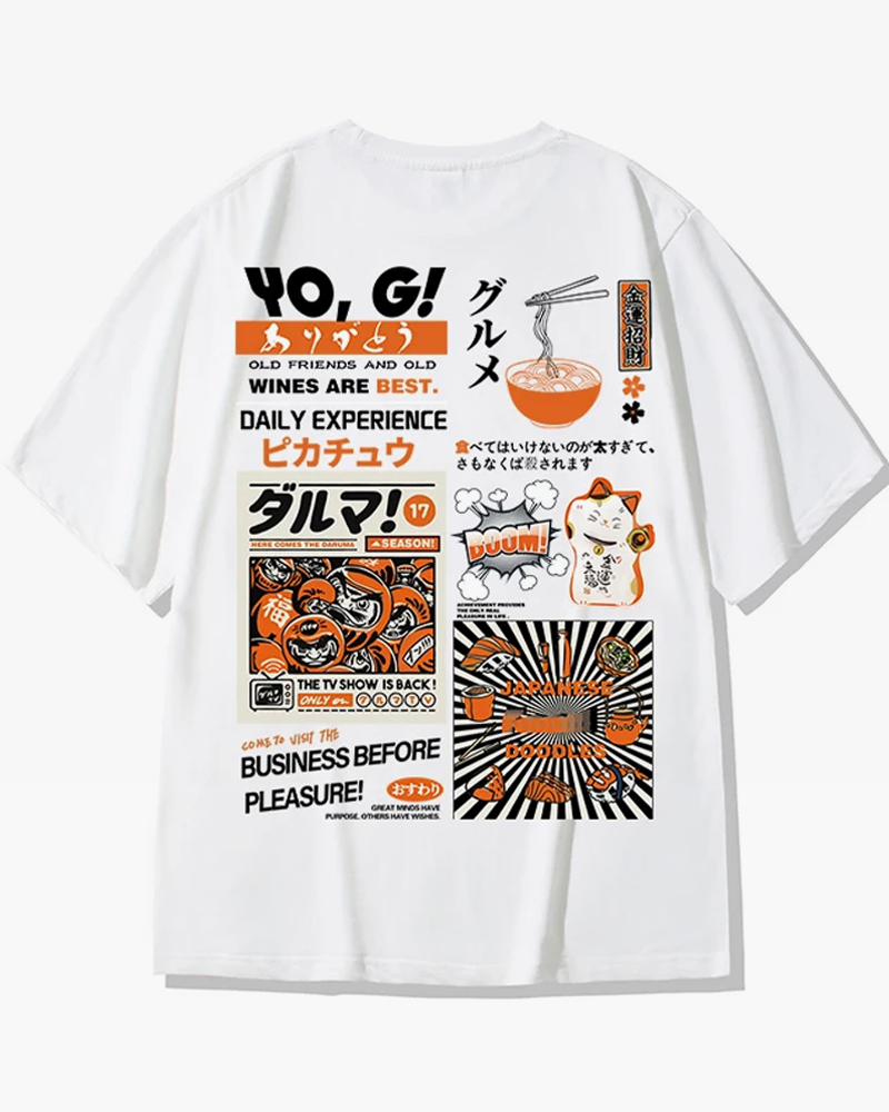 Japanese Streetwear Graphic Tee