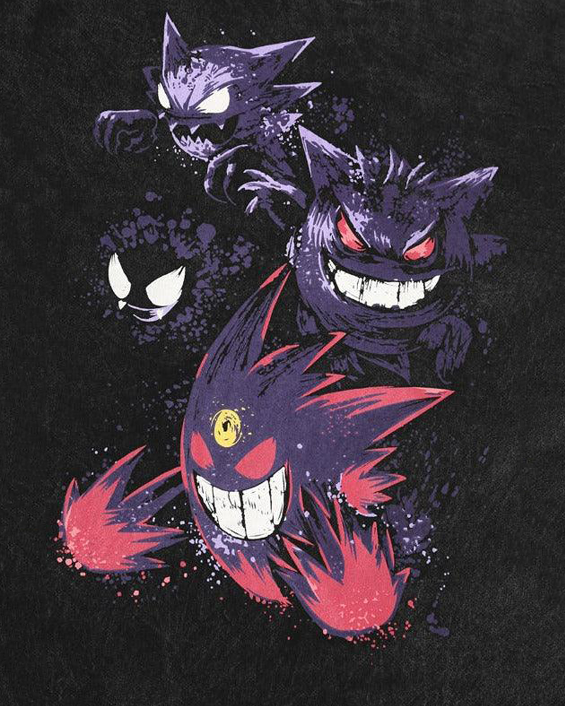 Gengar Shirt Yokai Clothing