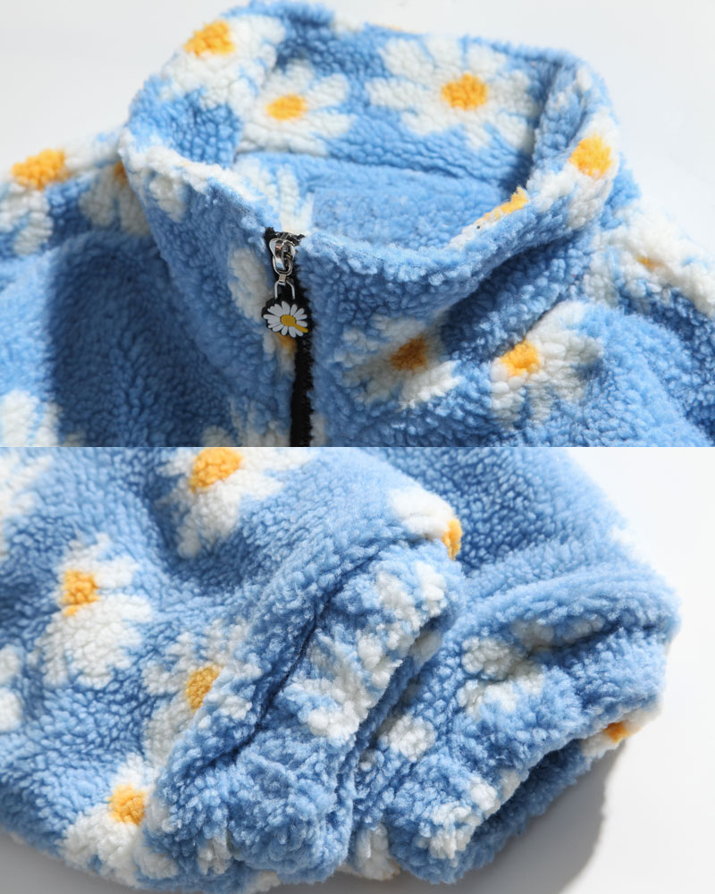 Flower Fleece Jacket