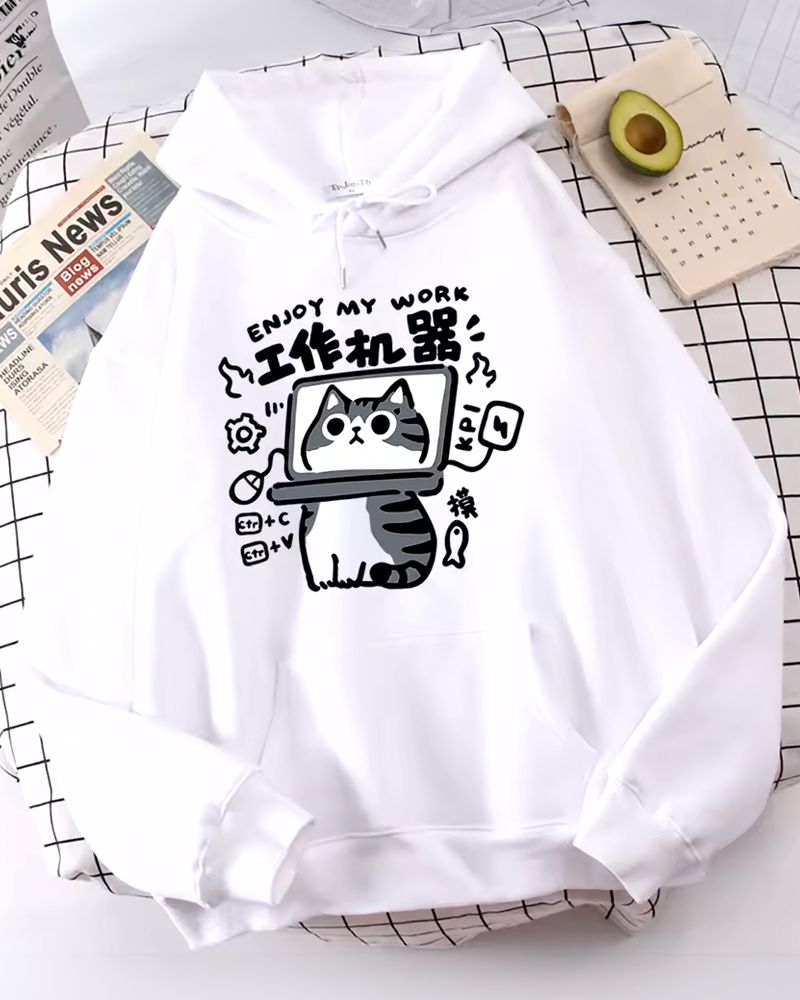 Japanese Cat Hoodie