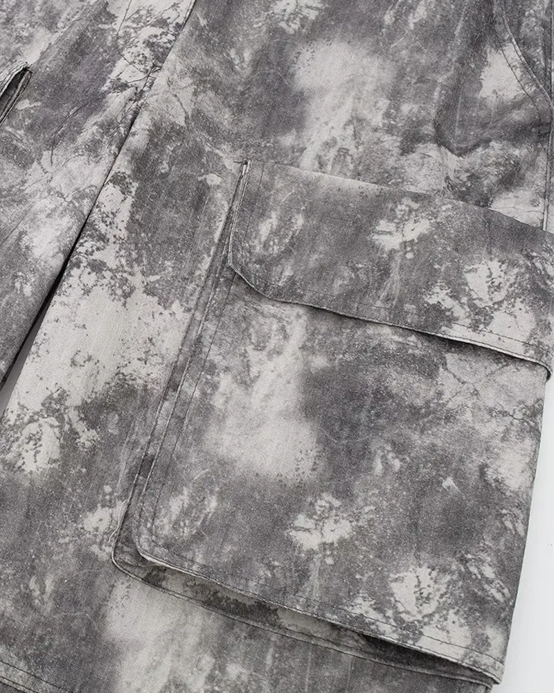 White Camo Cargo Pants