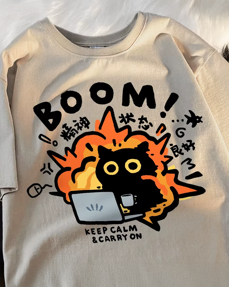 "BOOM" Cat Shirt