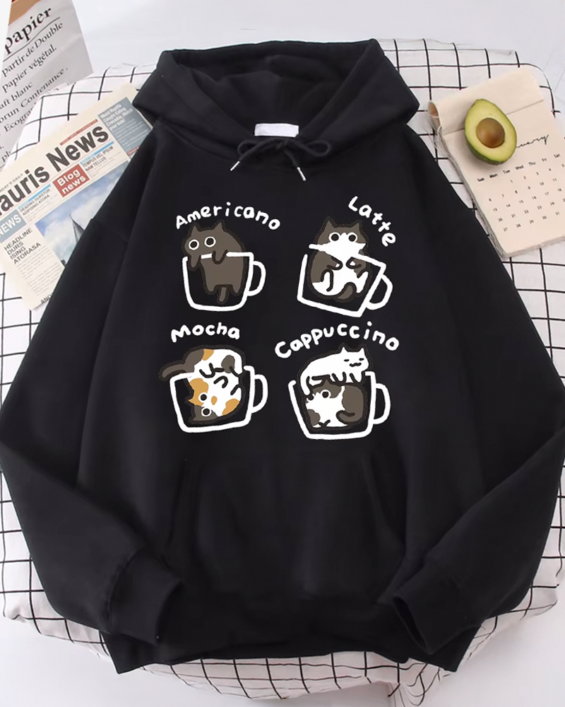 Coffee Cats Hoodie