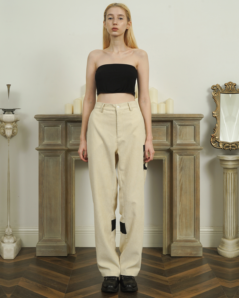 Beige Corduroy Pants