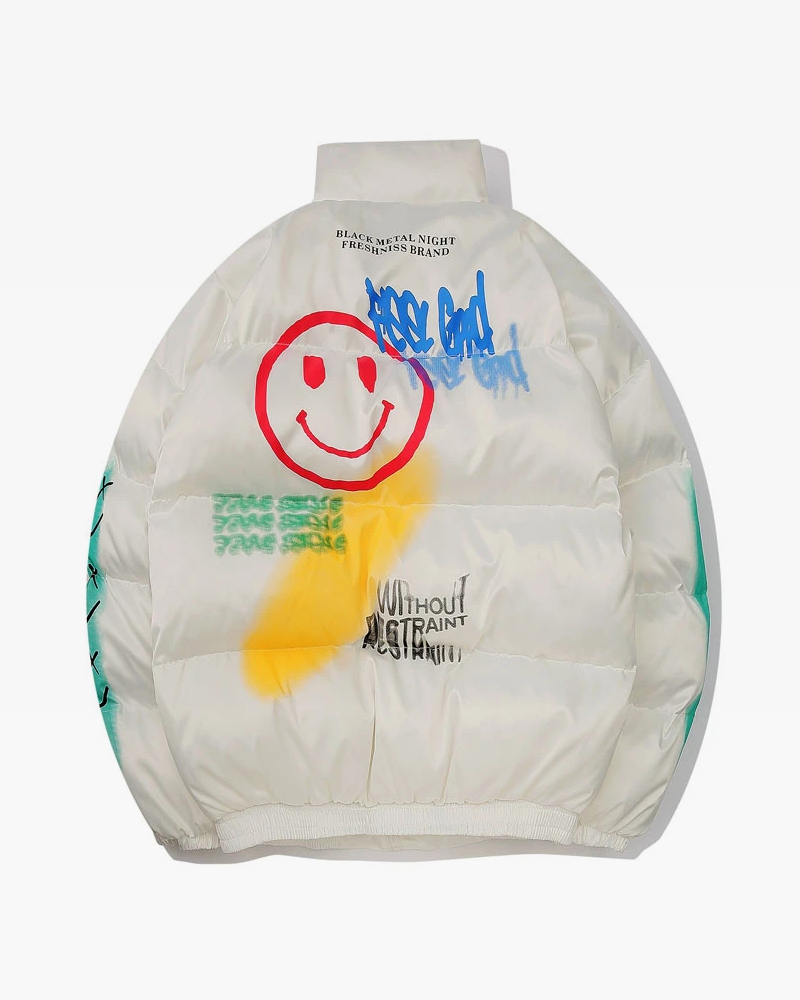 Graffiti Puffer Jacket