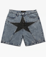 Star Denim Shorts