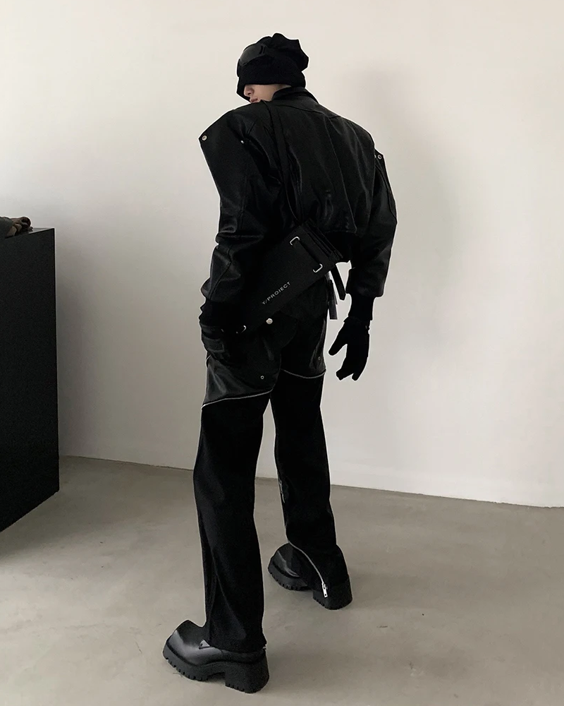 Men's Oversized Leather Jacket