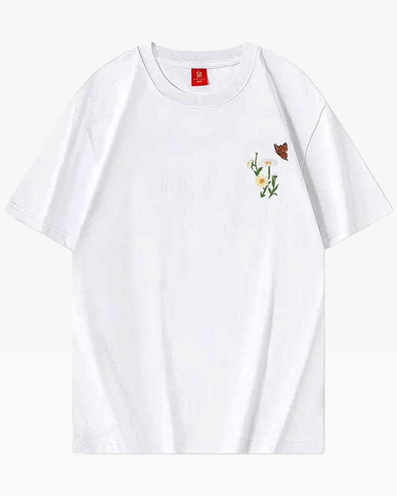 Daisy Embroidered T Shirt