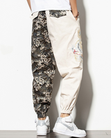 Dragon Embroidered Pants