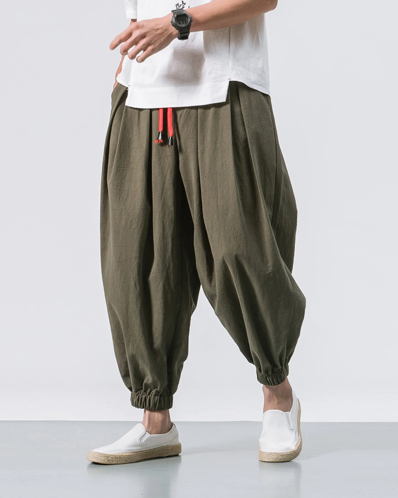 Japanese Harem Pants Men's