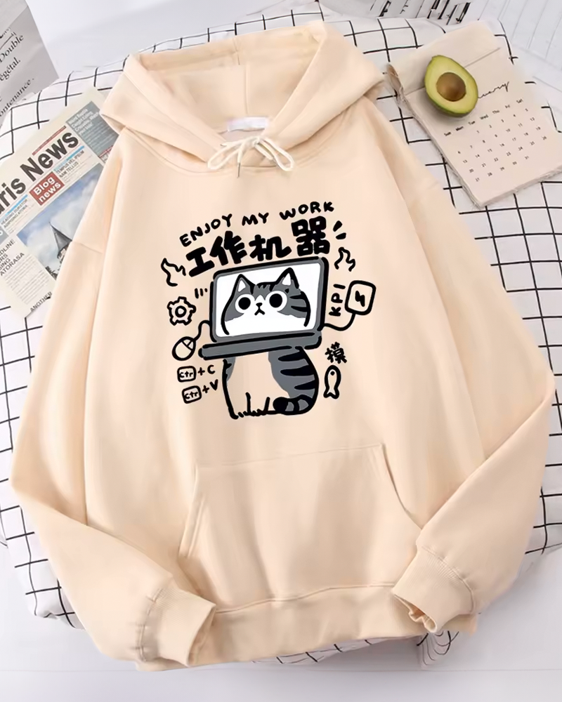 Japanese Cat Hoodie