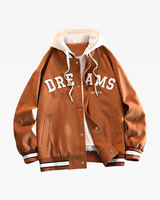 Baseball Jacket With Hood