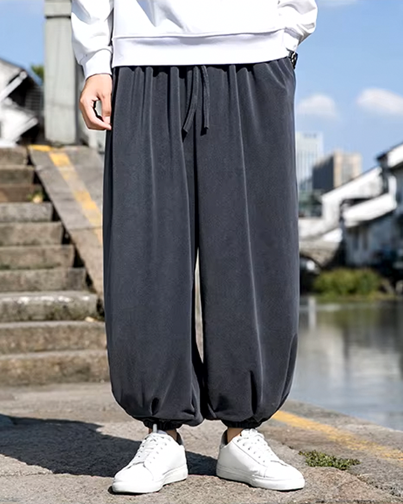 Wide Leg Harem Pants