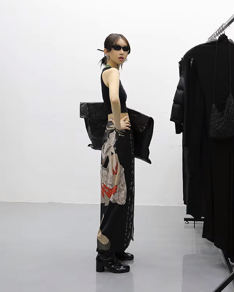 Japanese Maxi Skirt