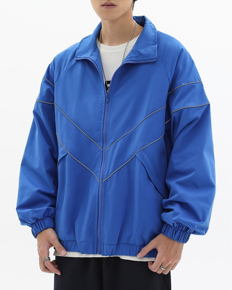 Jacket With Reflective Stripes
