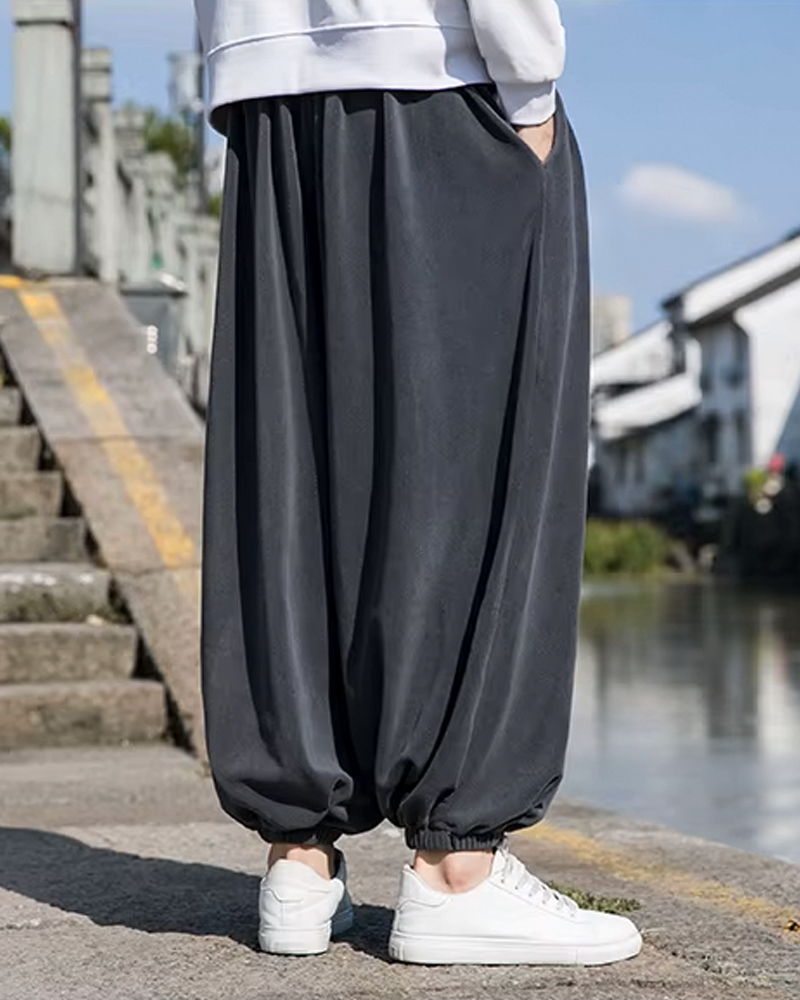 Wide Leg Harem Pants