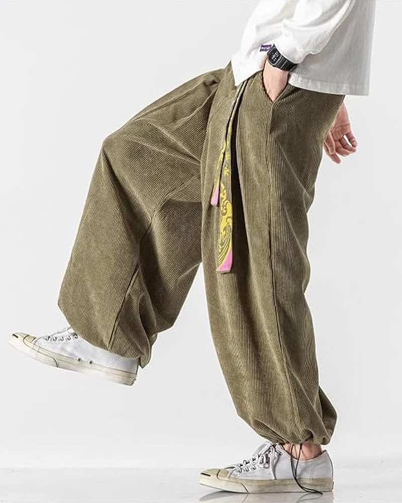 Corduroy Harem Pants