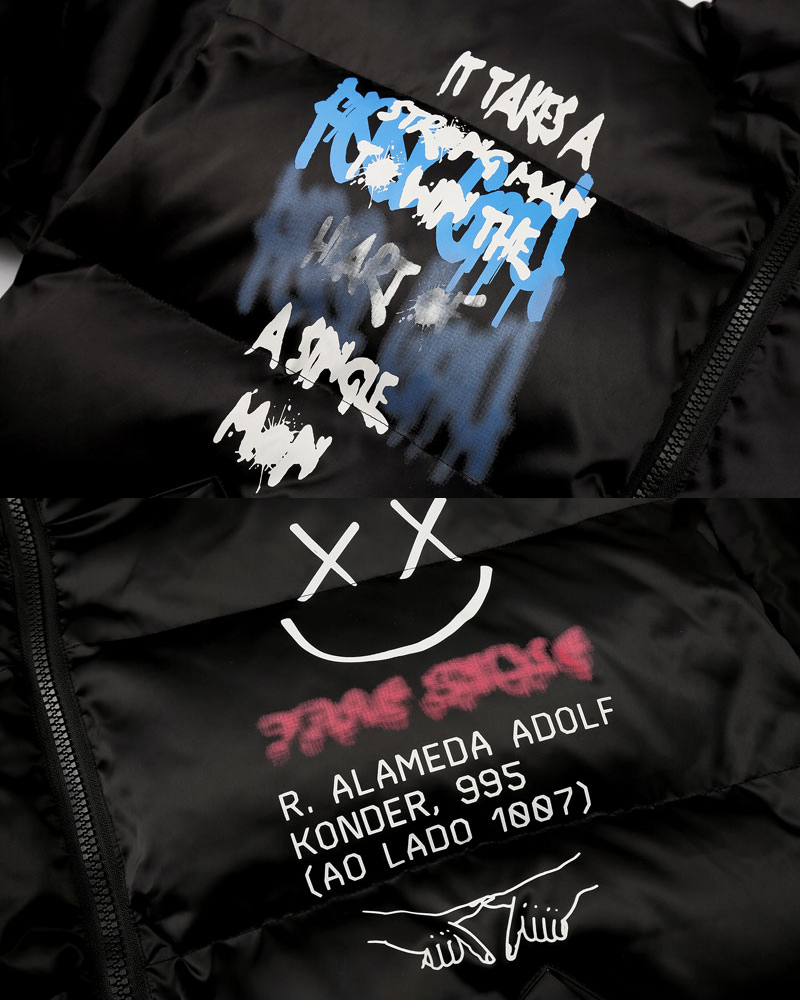 Graffiti Puffer Jacket